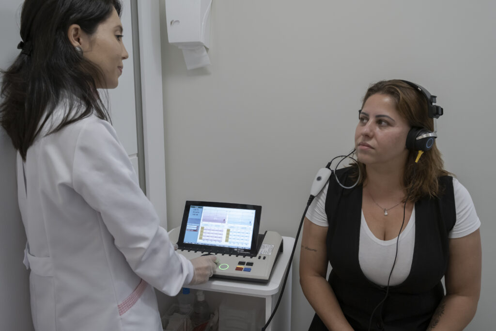 Equipamentos audiométricos de alta precisão